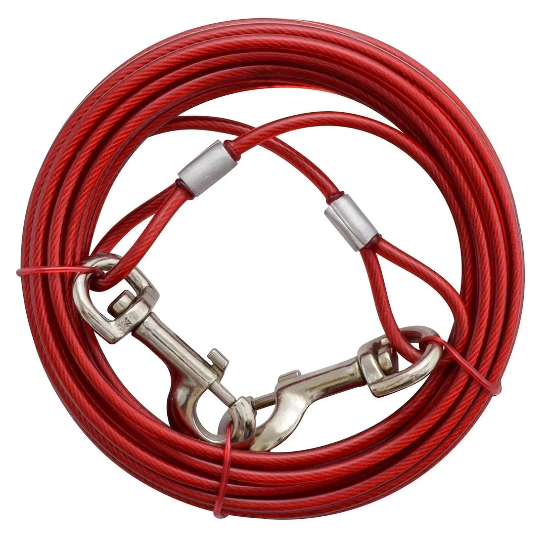 A10-2011VP – VALTERRA LLC Pet Leash, Use To Keep Dog Safe When Outside Cable Type For Dogs Up To 100 Pounds 20 Foot L...